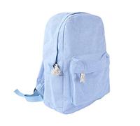 Corduroy Backpack for Students and Commuters, Back to School Decorations | Large Storage Space, Organised Storage, Zipper Bag, for Day Trips and Daily Life, Laptops Cosmetics