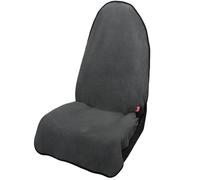 Corduroy Car Seat Cover waterproof sweat Non-Slip Front Seat Single Grey