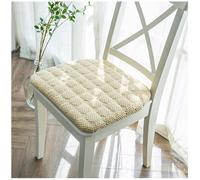 Corduroy Chair Cushions with Ties - Non-Slip Square Seat Pads for Dining Chairs - Kitchen Cushion Covers - 1/2/4 PCS for Home & Hotel Use