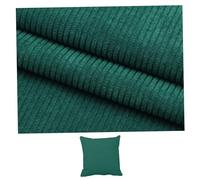 Corduroy Fabric, 61in Wide Thick Plain Soft Chenille Fabric, Sewing Materials for Making Sofa Covers, Pillowcases, Clothing Green
