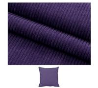 Corduroy Fabric, 61in Wide Thick Plain Soft Chenille Fabric, Sewing Materials for Making Sofa Covers, Pillowcases, Clothing Purple - Soft