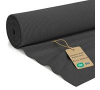 Corduroy Fabric for Upholstery Fabric by the Metre Upholstery for Sofa - 2 m x 140 cm Anti-scratch Fabric by the Metre for Upholstery Divan Armchair Professional Material Dark Grey