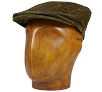 Corduroy Flat Cap - Olive M