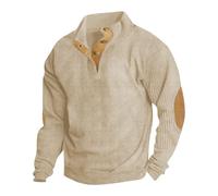 Corduroy Jacket Men Mens Corduroy Pullover Men Button Sweatshirt Yellowstone Jacket Crew Neck Sweatshirt for Mens Mens Corduroy Pullover Cowboys Sweatshirt for Men Boys Henley Long Sleeve