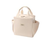 Corduroy Lunch Bag, Insulated Handbag Work Lunch, Lunch Box Storage Handbag Multifunctional Picnic Food Pouch(Style 1)