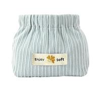 Corduroy Makeup Bag, Corduroy Lipstick Bag, Small Soft Makeup Bag in a - Spacious Portable Organization Case for Hairpins, Cerchiet, blue, Please refer to the description, Please refer to description