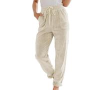 Corduroy Pants for Women High Waisted Wide Leg Trouser Comfy Drawstring Elastic Waist Pant with Pockets Straight Legs Joggers for Ladeis Plain Lounge Trousers Workout Yoga Sweatpant Clearance