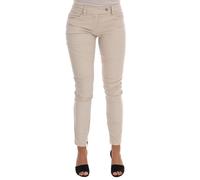 Corduroy Pants Zip Fly Biker Style- Beige Jeans Ermanno Scervino Beige 10
