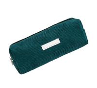 Corduroy Pencil Case - Corduroy Pencil Pouch | Corduroy Stationery Organizer | Zipper Pencil Case | Pouch for Teenage Boys Girls School College | Washable Pen Case for Students and Office Workers