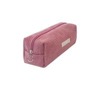 Corduroy Pencil Case Solid Color Large Pen Bag Stationery Pouch High School Student Stationery Bag Aesthetic Pencil Case for Teenage Boys Girls School College Secondary