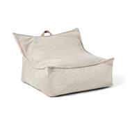 Corduroy pouffe Beige one size