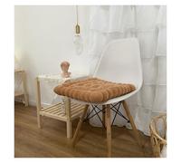 Corduroy Seat Cushion for Added Comfort in the Home Office, Soft Pp Cotton Cushion with Anti-Deformation Design, Versatile Use for Sofa, Reading and in the Car (Khaki)