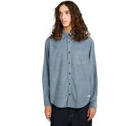 Element Button Down Corduroy Regular Fit Long Sleeve Shirt Blue XL Men