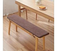 Corduroy Sponge Bench Pad, Canteen Bench Seat Cushion, Restaurant Long Bench Cushion, Sofa Cushion, Cushion,Thick Upholstery Foam Long Chair Cushion Sofa Pads Outdoor (Coffee Color)