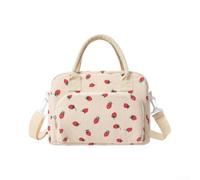 Corduroy Thermal Lunch Box Red 28.5cm Corduroy Thermal Lunch