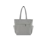 Corduroy Tote Bag Simple Shoulder Bag Leisure Commuter Tote Bag Large Capacity Handbag Cord Tote Bag Women Shopping Bag for Travel Gym Vacation (Grey)