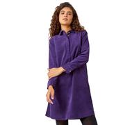 Corduroy Tunic Shirt Dress Roman Purple 14