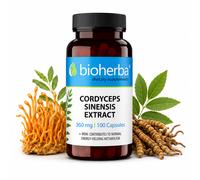 Cordyceps Sinensis Extract 360mg with Iron Dietary Supplement 100 Caps