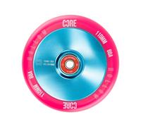 CORE Hollow Stunt Scooter Wheel 110mm ABEC 9 Bearings (Replacement Pro Scooter Wheels) - Pink/Blue