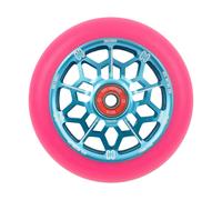 CORE Hex Stunt Scooter Wheel 110mm ABEC 9 Bearings (Replacement Pro Scooter Wheels) - Pink/Blue