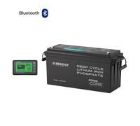 Core - 12V 200Ah Lithium Iron Phosphate Battery w/ Bluetooth - 1 Pack w/ Free Monitor (Save £59)