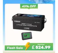 Core - 12V 300Ah Core Series Deep Cycle Lithium Iron Phosphate Battery w/Self-Heating - 2-pack of Batteries (Each ￡513)