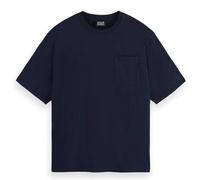 Scotch & Soda Men's Core-3 Crosses Loose Fit Pocket T-Shirt, Night, XXL
