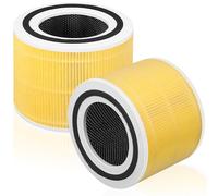 Core 300 Pet Care Replacement Filter for Levoit Core 300-p, Core 300S, Core 300, Core 300-RF, Core 300-RAC Air Purifier, 3-in-1 H13 True HEPA Activated Carbon Filter by APPLIANCEMATES(Yellow)