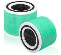 Core 300 Toxin Absorber Replacement Filter for Levoit Core 300-p, Core 300S, Core 300, Core 300-RF, Core 300-RAC Air Purifier, 3-in-1 H13 True HEPA Activated Carbon Filter by APPLIANCEMATES(Green)