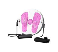 Core Ab Twister Board Waist Twist Board Foot Massage Abdominal Muscles Exercise Slimming Twisting Disc Fitness Gear(Pink)