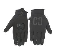 Core Aero Protective Gloves Zag, Cycling Gloves MTB Gloves Mountain Bike Anti-Slip Mens and Women's Gloves for BMX, Bike Gloves, Scooter and Mountain Bikes Stealth Black - XXS