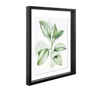 CORE ART 16x20 Floating Picture Frame,Double Plexglass Floating Frame for 11x14,12x16 Pictures,Wall or Tabletop Display,Black