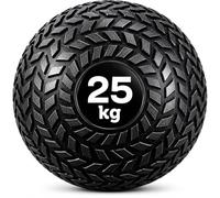 Core Balance 25KG Slam Ball - Non-Slip Textured Weighted Exercise Ball for Strength Training, HIIT, CrossFit, Core Workouts, Wall Throws & Functional Fitness - Dead Bounce Gym Ball