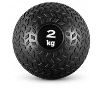 Core Balance 2KG Slam Ball - Non-Slip Textured Weighted Exercise Ball for Strength Training, HIIT, CrossFit, Core Workouts, Wall Throws & Functional Fitness - Dead Bounce Gym Ball