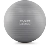 Core Balance Anti Burst Gym Ball, 45-85cm With Hand Pump (65cm, Grey)