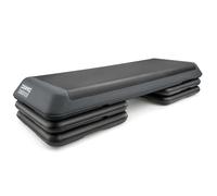 Core Balance Exercise Aerobic Step 3 Level Height Adjustable Fitness Stepper in Grey Core Balance Grey