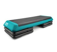 Core Balance Exercise Aerobic Step 3 Level Height Adjustable Fitness Stepper in Teal Core Balance Teal