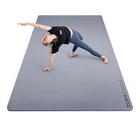 Core Balance Extra Large TPE Exercise Mat, 183cm x 116cm | Double-Layer TPE Foam, Extra-Large Exercise Area, Non-Slip Surface, Ideal for Yoga, Pilates & HIIT, Carry Strap Included