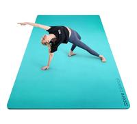Core Balance Extra Large TPE Exercise Mat, 183cm x 116cm | Double-Layer TPE Foam, Extra-Large Exercise Area, Non-Slip Surface, Ideal for Yoga, Pilates & HIIT, Carry Strap Included
