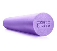 Core Balance Foam Roller Massager 90cm Long Medium Density EPE Muscle Massage (90cm - Purple)