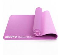 Core Balance Pink Yoga Exercise Mat 6mm Tpe Foam Eco Friendly Carry Strap