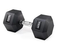 Core Balance Pro Hex Dumbbells, 12.5kg-30kg, Single or Pair | Cast Iron Core, PVC-Coated Anti-Roll Hex Design, Knurled Non-Slip Grip, For Strength Training, Home Gym & Weight Lifting