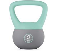 Core Balance Soft Kettlebell 4kg, Soft-Touch PVC with Iron Sand Filling, Reduces Impact & Noise, Wide Ergonomic Handle, Anti-Slip Base, For Home Gym Fitness, Cardio & Strength Training