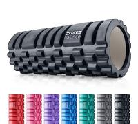 Core Balance Textured Foam Roller, Black, 33cm