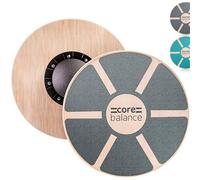 Core Balance Wooden Balance Board Non Slip Core Trainer Rehabilitation Exercise 40cm (Grey)