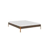 Core Bed Frame 160x200 Carob Brown/Solar Orange