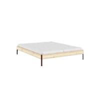Core Bed Frame 160x200 Raw/Terra Red