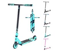 CORE CB1 Beginner Stunt Scooter - Kids Stunt Scooters 6 Years and Up, Beginner Kick Scooter for Tricks Freestyle with 110mm Wheels - Pro Scooters For Teenagers & Kids - Teal/Black
