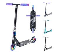 CORE CB1 Mini Beginner Stunt Scooter - Kids Stunt Scooters 6 Years and Up, Beginner Kick Scooter for 110mm Wheels - Pro Scooters For Teenagers & Kids - Black/Neochrome