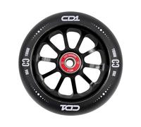 CORE CD1 Spoked Stunt Scooter Wheel 110mm ABEC 9 Bearings (Replacement Pro Scooter Wheels) - Black